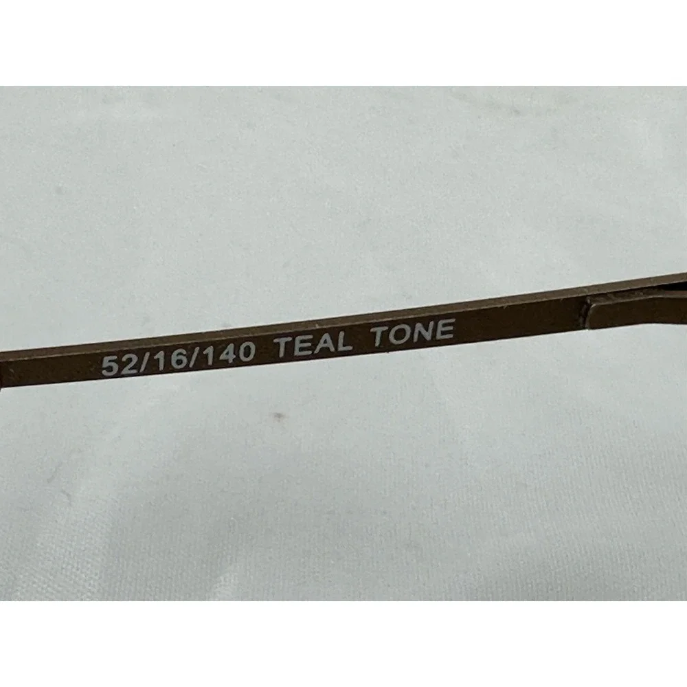 Marie Claire 6213 Teal Tone Cateye Designer Reading Eyeglasses Frames 52-16-140